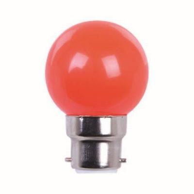 Ampoule LED B22 1 W rouge FOX LIGHT