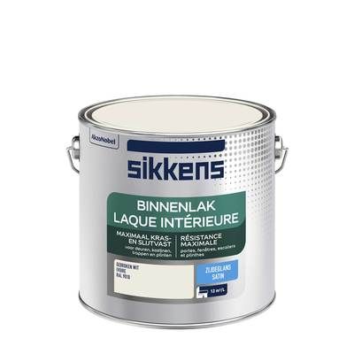 Peinture Laque intérieure ivoire satin 2,5 l SIKKENS