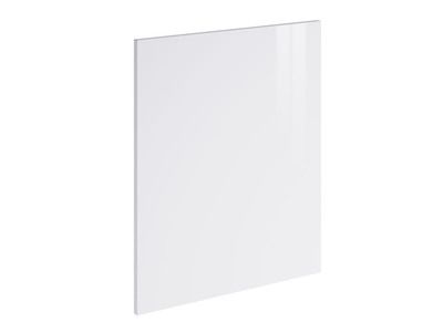 Joue de finition pour meuble bas de cuisine Glossy blanc polaire brillant 70 x 57 cm OFITRES