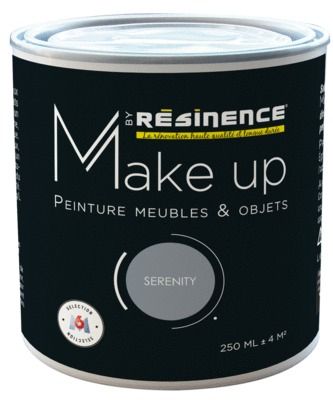 Peinture de rénovation pour meuble et boiserie sérénity 250 ml MAKE UP by RESINENCE