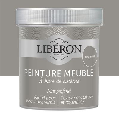 Peinture meuble bois à la caséine mat feutrine 0,5 L LIBERON