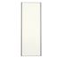 Porte de placard Blanc Nacré Structuré Profil gris H 248,5 x L 62,2 cm YNGENIO