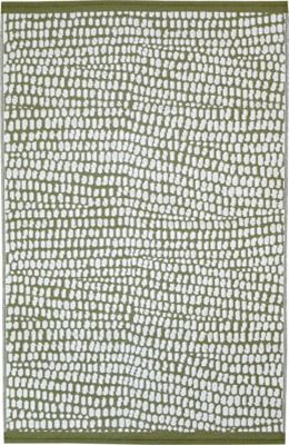 TAPIS 160 X 240cm vert blanc  JARDILINE