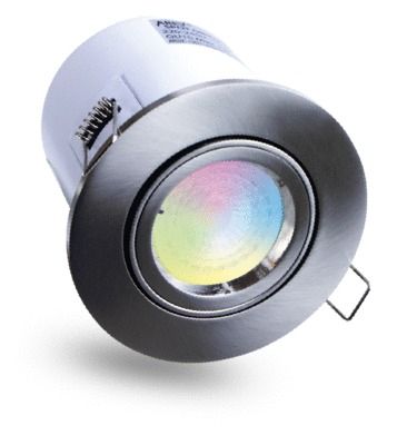 Spot LED GU10 nickel BBC RGBW smart