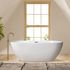 Baignoire îlot blanche 150 x 75 cm Orelia BALNEO