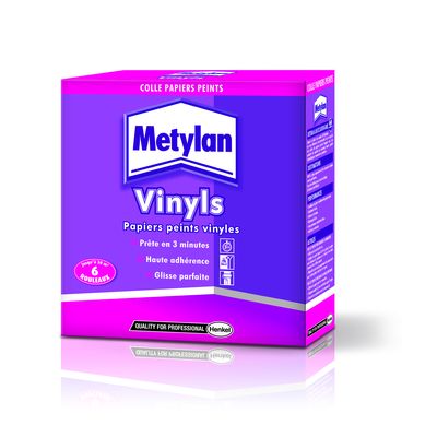 Colle en poudre pour papiers peints vinyls 200 gr METYLAN