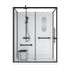 Cabine de douche rectangle sécurisée 160x85x200-220 cm Access AURLANE