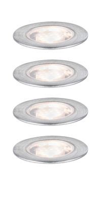 Spots encastrables extérieur LED blanc chaud IP67 4x0,5W 5 lumens 12V Kit de démarrage - Link+Light PAULMANN