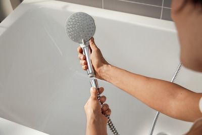 Douchette ronde 2 jets 100 mm chromée Vernis Blend Vario HANSGROHE