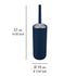 Brosse WC Brasil bleu foncé WENKO