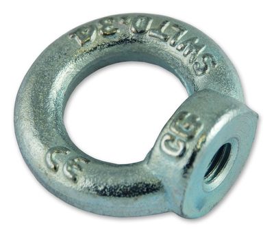 Anneau de levage femelle acier zingué C15 diamètre oeil 25 mm 230 kg CHAPUIS