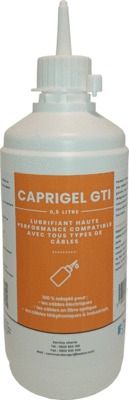 Gel lubrifiant pour gaines électriques Caprigel 50 cl