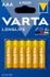 Lot de 6 Piles alcalines LR03 (AAA) Longlife - VARTA