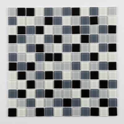 Mosaique 30x30 blanc/noir/gris