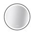 Miroir LED rond diamètre 75 cm Swann Black 2 MP GLASS