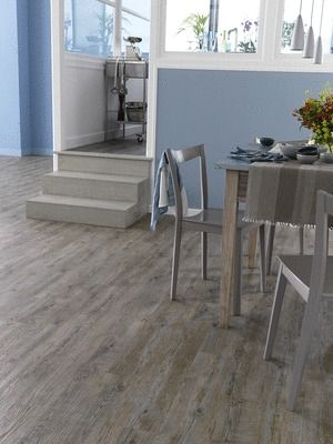 Sol vinyle décor bois grisé Pecan 2x152x914mm GERFLOR