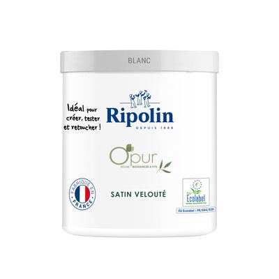 Peinture O'PUR Blanc 75 ml - RIPOLIN