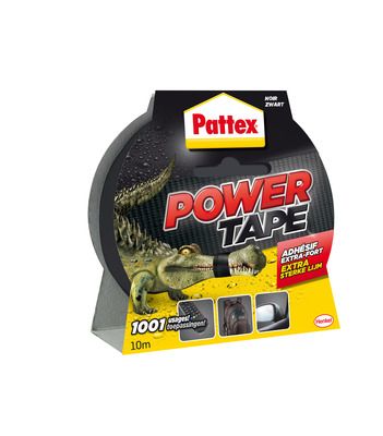 Adhésif Power tape noir 10m x 50mm PATTEX