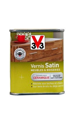 Vernis satin meubles et boiseries wengé 250 ml V33