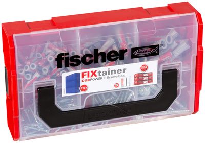 Coffret FIXtainer 105 pièces DUOPOWER + Vis FISCHER