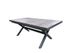 Table avec ouverture automatique aluminium et céramique Grey Hortense L 200 / 260 X l 100 X H 76 cm