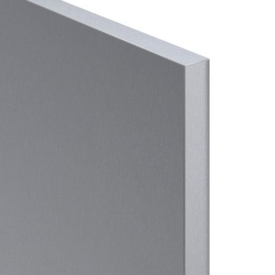 Façade de cuisine 1 porte Gris Aluminium  70 x 40 cm pour meuble haut et bas