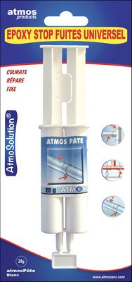 Pâte epoxy stop fuites 20g ATMOS