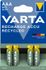 Piles rechargeables recyclées LR3 AAA 800 mah par 4 VARTA