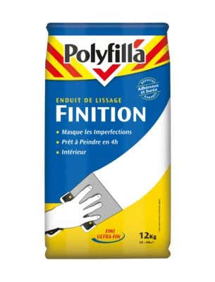 Enduit de lissage de finition en poudre 12 kg POLYFILLA