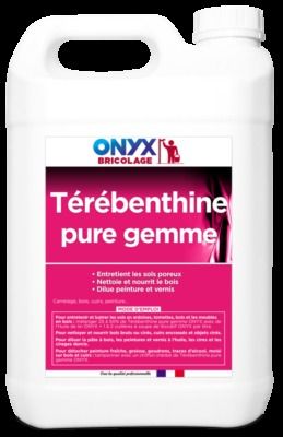 Térébenthine pure gemme 5 l ONYX