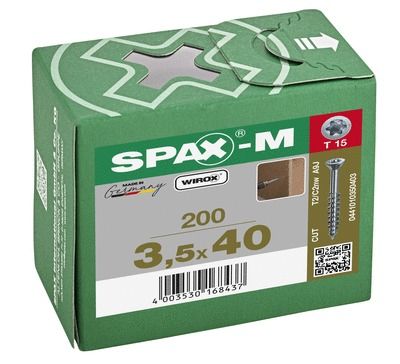 Vis mdf T-star 3,5 x 50 mm par 200 SPAX