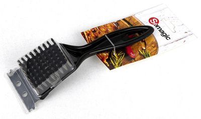 Brosse avec grattoir pour grille de barbecue SOMAGIC