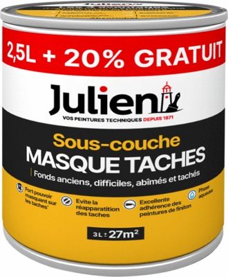 Sous-couche MASQUE TACHE multi-supports 2,5 l + 20 % gratuit - JULIEN