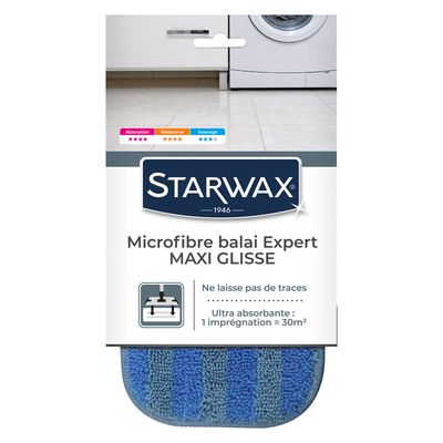 Microfibre maxi-glisse pour balai expert STARWAX