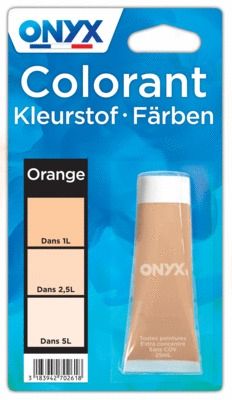 Colorant universel pour peinture orange 25 ml ONYX