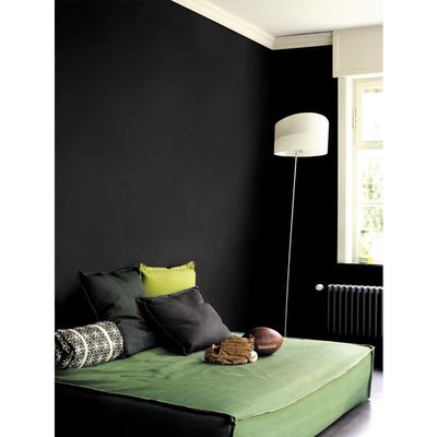 Peinture Crème de Couleur Noir mat 2,5 l - DULUX VALENTINE