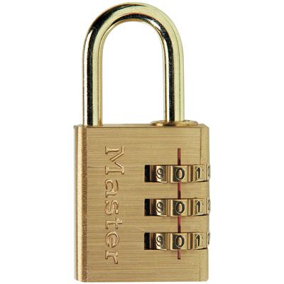 Cadenas à combinaison largeur 30 mm en laiton MASTER LOCK