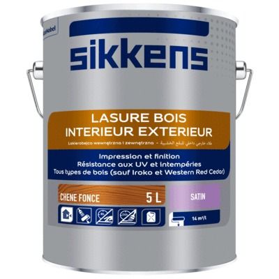 Lasure 12 ans chêne foncé 5L - SIKKENS