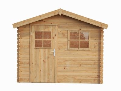 Abri de jardin bois Marron Katia 4,3m2 WHITE_WOOD