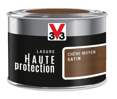 Lasure bois Haute Protection chêne moyen 125 ml V33