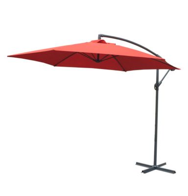 Parasol excentré diamètre 3m terracotta