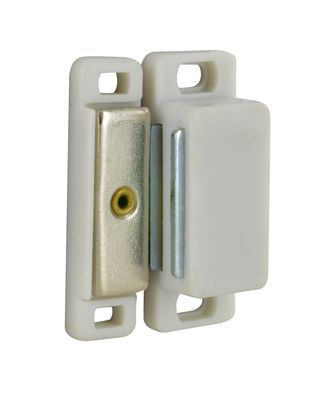 Loqueteaux magnétiques rectangulaire blanc force 6 kg  par 2 CIME