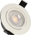 Spot encastrable RUBY LED orientable blanc 420lm 4000K dimmable ARLUX
