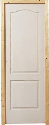 Bloc-porte postformée 2 panneaux H. 204 x l.73 huisserie 68 x 45 poussant gauche SMIS