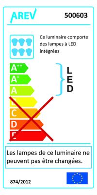 Lot de 6 spots extérieurs encastrables 15 lumens blanc chaud - PATIO ARLUX