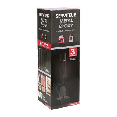 Serviteur acier 3 accessoires