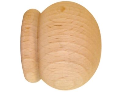 Embout anglais à emboiter en bois Boule diam 28 mm Finition bois brut par 2 - MOBOIS