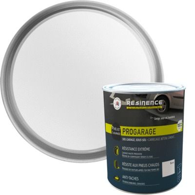 Peinture sol PROGARAGE blanc 2 l - RESINENCE