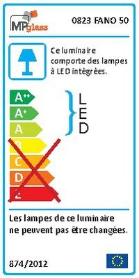 Spot LED Fano 50 - 6,5w MP GLASS