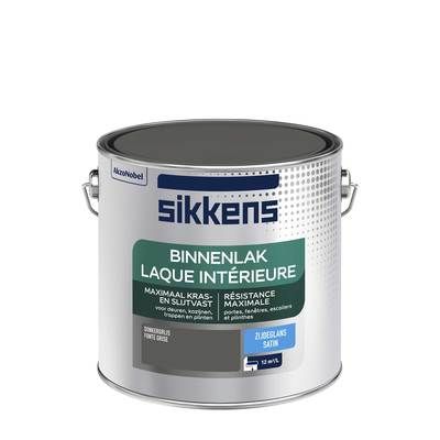 Peinture Laque intérieure fonte gris satin 2,5 l SIKKENS